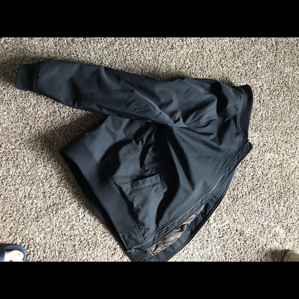 Black heavy jacket